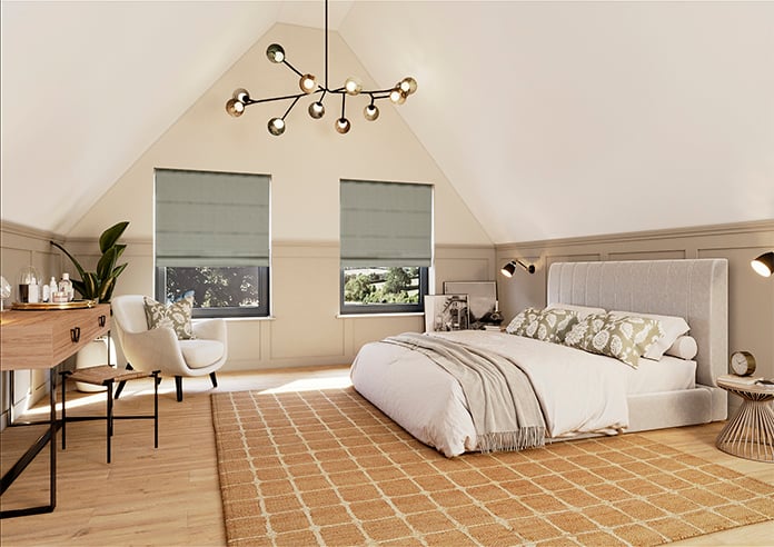 Montierre, Juniper Green - Twist&Fit Roman Blind - Image 7